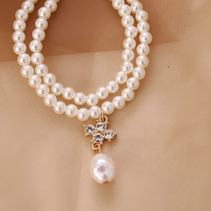 Trendy Pearl Chain Pendant Necklace Female Shiny Crystal Clavicle Chain Fashion New Design Jewelry Party Gift
Trendy Pearl Chain Pendant Necklace Female Shiny Crystal Clavicle Chain Fashion New Design Jewelry Party Gift