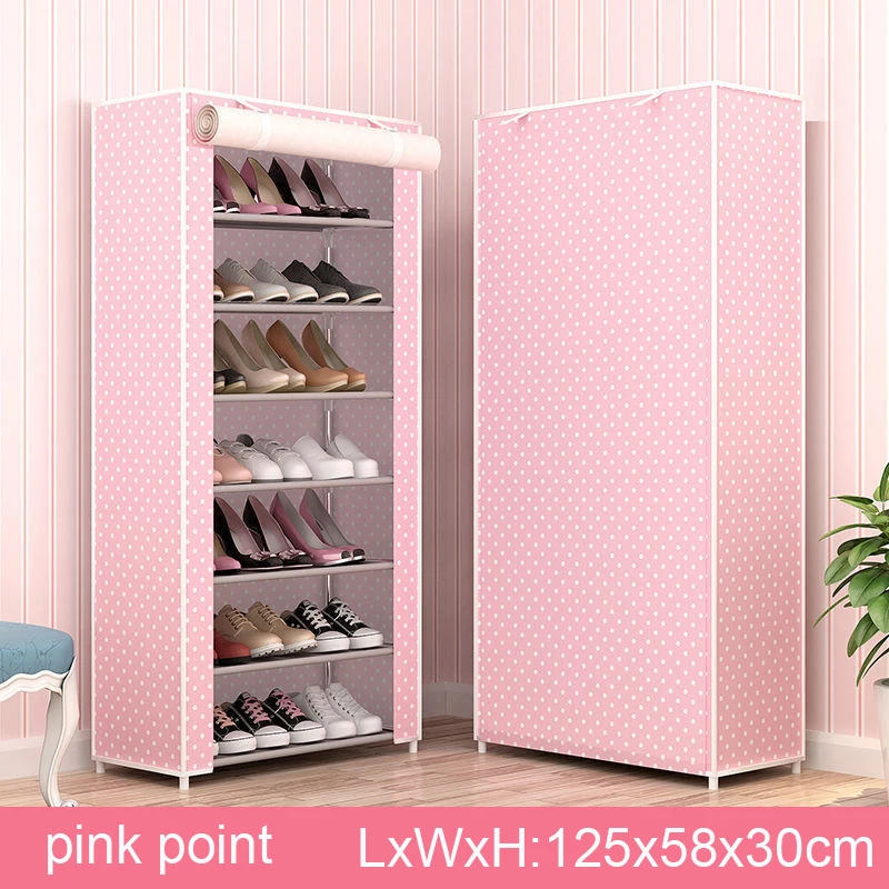 New Shoe Shelves Dust-proof Shoe Cabinet Non-woven Cloth Shoe Storage Stand Holder DIY Assembly Shoe Organizer Rack
New Shoe Shelves Dust-proof Shoe Cabinet Non-woven Cloth Shoe Storage Stand Holder DIY Assembly Shoe Organizer Rack