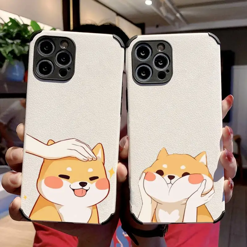 Cute cartoon animal corgi dog Phone Case Lambskin Leather For iphone 12 11 8 7 6 XR X XS PLUS MINI PLUS PRO MAX Shockproof 
Cute cartoon animal corgi dog Phone Case Lambskin Leather For iphone 12 11 8 7 6 XR X XS PLUS MINI PLUS PRO MAX Shockproof