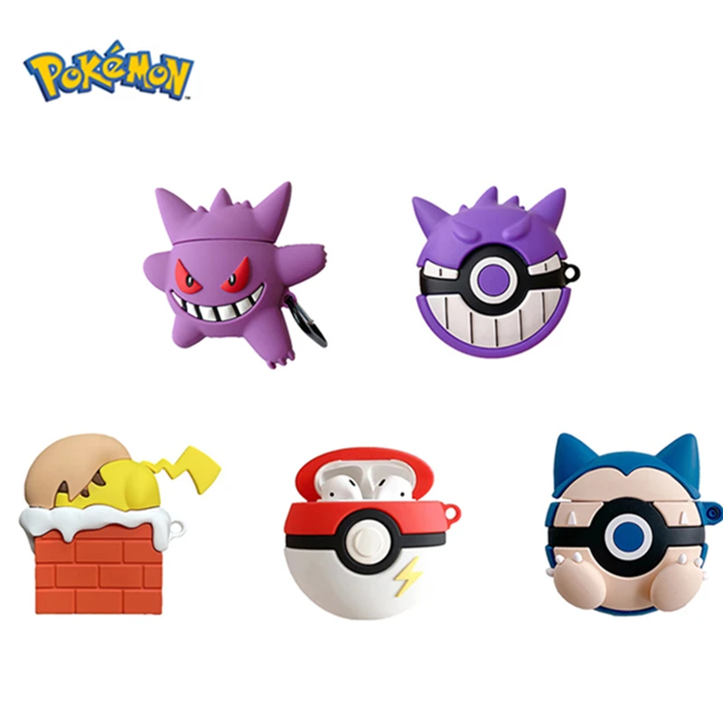 Pokemon Pikachu Airpods Case Gengar Snorlax Figure Model Suitable For Airpods 1/2/3 Pro Anti-scratch Protect Shell Anime Gift
Pokemon Pikachu Airpods Case Gengar Snorlax Figure Model Suitable For Airpods 1/2/3 Pro Anti-scratch Protect Shell Anime Gift