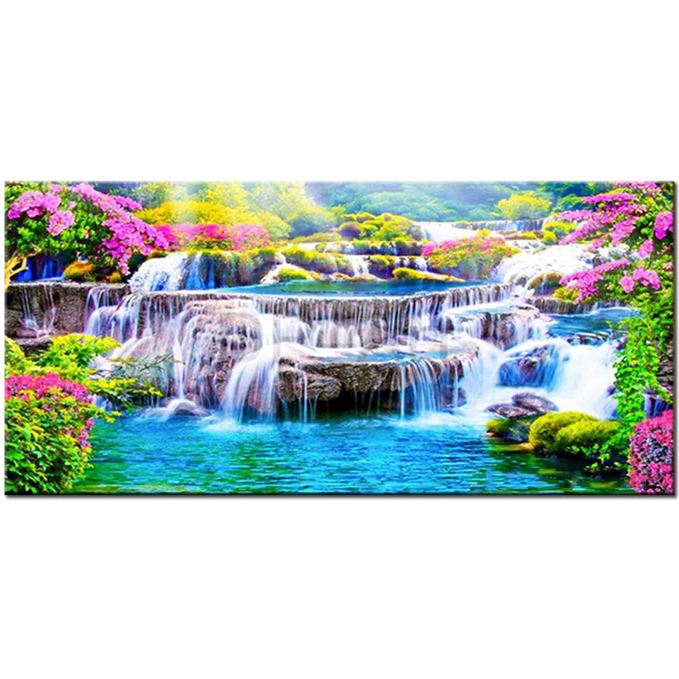 large size waterfall Diamond Painting Full Square Round Drill Diy 5D Diamond Embroidery Mosaic Needlework Spring landscape
large size waterfall Diamond Painting Full Square Round Drill Diy 5D Diamond Embroidery Mosaic Needlework Spring landscape