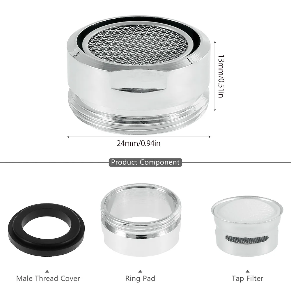 Tap Aerator Kitchen Water Saving Faucet Tap Aerator Spout Diffuser Filter Stainless Steel Faucet Filters Spray Water Saving Set
Tap Aerator Kitchen Water Saving Faucet Tap Aerator Spout Diffuser Filter Stainless Steel Faucet Filters Spray Water Saving Set