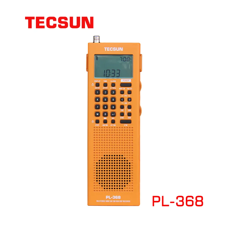 Портативный мини-радиоприемник Lusya TECSUN PL-368 SSB аудио 64-108 МГц DSP ETM ATS FM-Stereo MW SW World Band