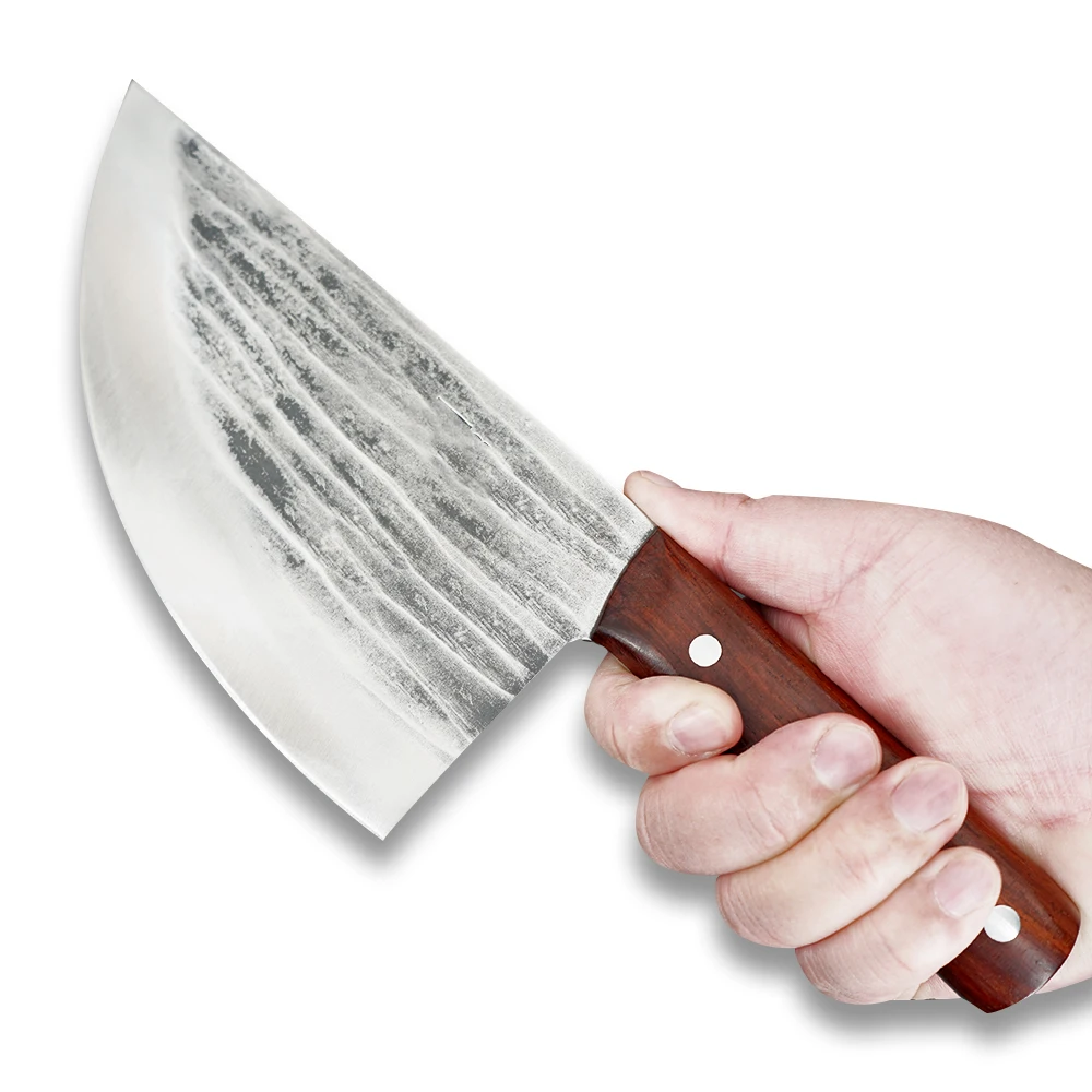 Handmade Forged 8Cr Steel Kitchen Knives Butcher Knife Cleaver Knife Chef Knife Chopping Knife Cutting Bone Cooking Tools DC18#2
Handmade Forged 8Cr Steel Kitchen Knives Butcher Knife Cleaver Knife Chef Knife Chopping Knife Cutting Bone Cooking Tools DC18#2