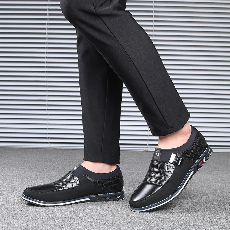 Leather Men's Casual Shoes 2021 Fashion Brand Men's Loafers Moccasins Casual Breathable Non-slip Black Driving Shoes Large Size
Leather Men's Casual Shoes 2021 Fashion Brand Men's Loafers Moccasins Casual Breathable Non-slip Black Driving Shoes Large Size