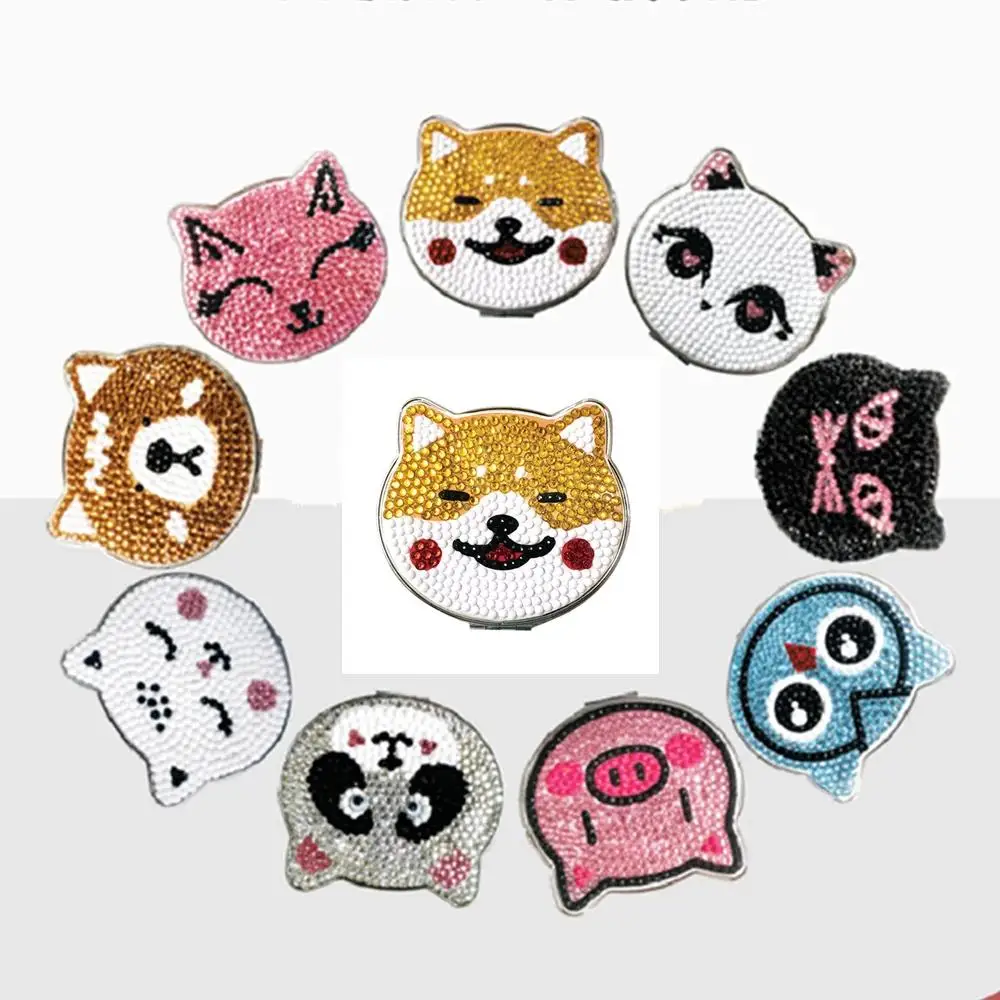 5D Special Shaped Diamond Painting Makeup Mirror Cartoon Animals Diamond Embroidery Foldable Women Mini Makeup Mirrors Christmas
5D Special Shaped Diamond Painting Makeup Mirror Cartoon Animals Diamond Embroidery Foldable Women Mini Makeup Mirrors Christmas