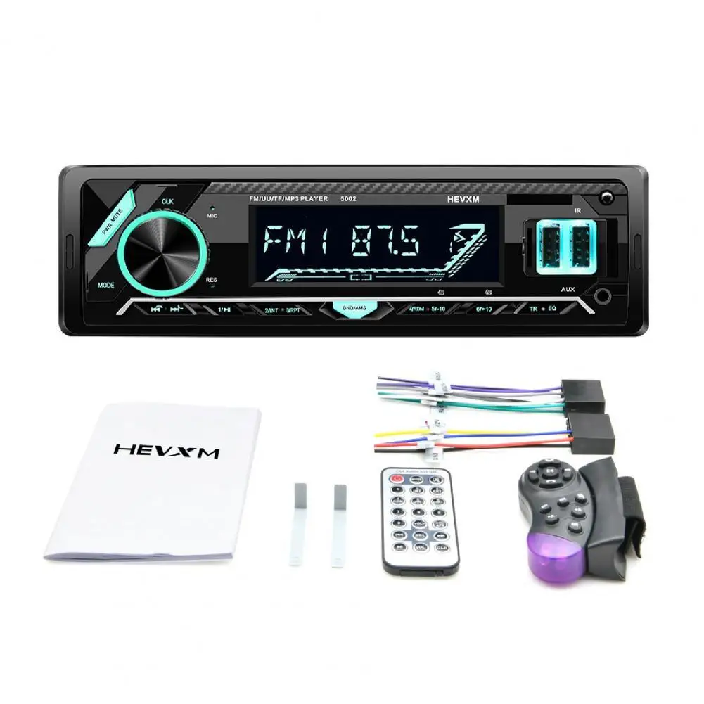 5006 12V High-quality Car MP3 Player Dual USB Quick Charging Colorful Lights Bluetooth U Disk Card Radio Player for Vehicles
5006 12V High-quality Car MP3 Player Dual USB Quick Charging Colorful Lights Bluetooth U Disk Card Radio Player for Vehicles