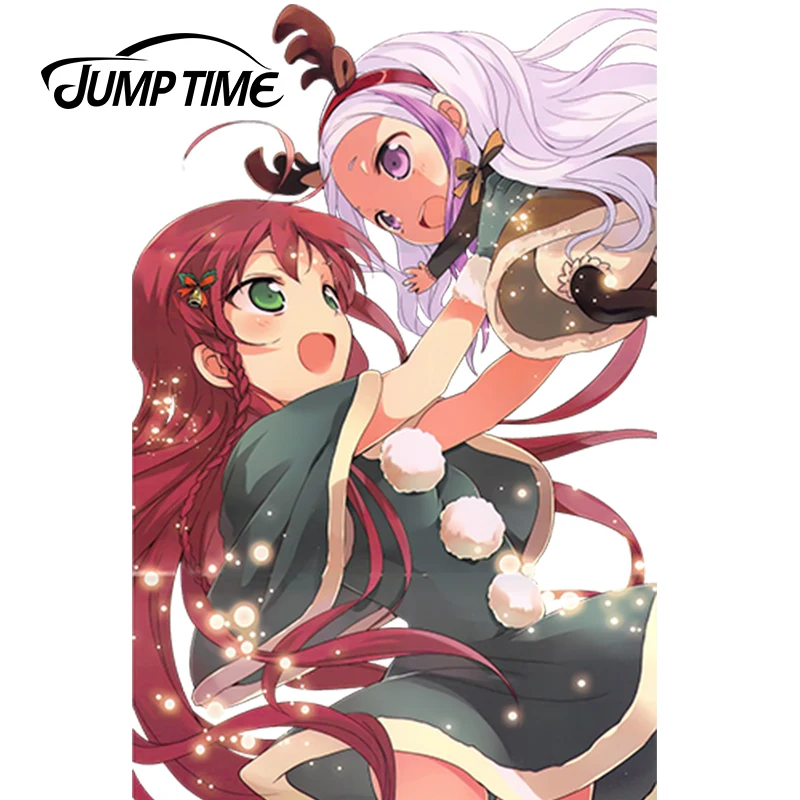 Автомобильные наклейки JumpTime 13 см x 8 5 Hataraku Maou sama! Короткая футболка с героями из