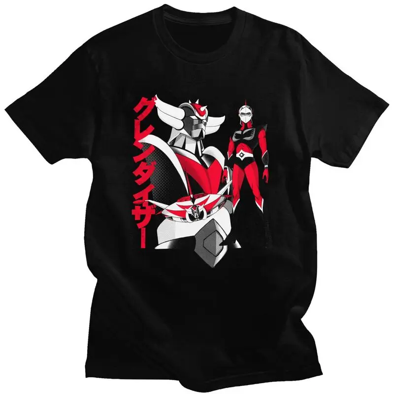 Funny Goldorak Gurendaiza T Shirt Men Short Sleeved Pure Cotton T-shirt Leisure Anime Ufo Robot Goldrake Tees Fashion Tshirt
Funny Goldorak Gurendaiza T Shirt Men Short Sleeved Pure Cotton T-shirt Leisure Anime Ufo Robot Goldrake Tees Fashion Tshirt