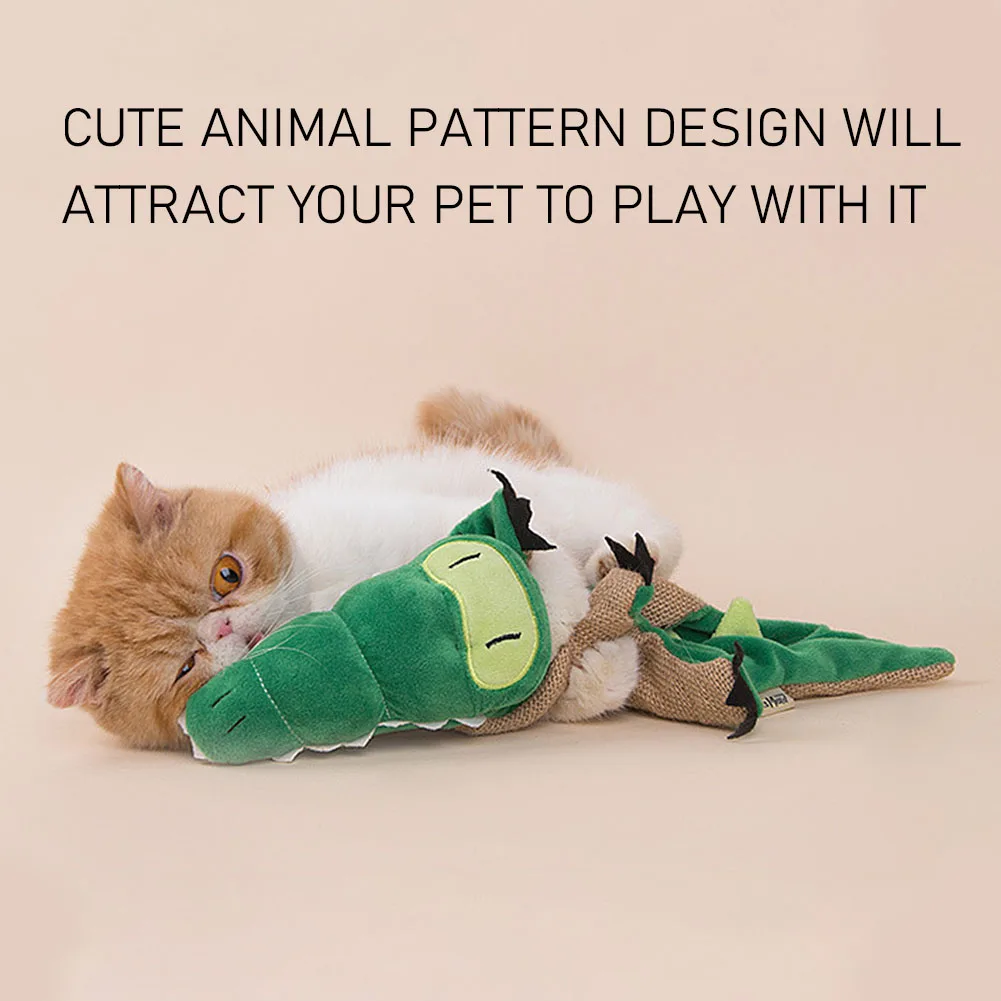 Crocodile Model Paper Cat Toy Catnip Bite Interactive Plush Chew Bite Supplies Interactive Teeth Grinding Catnip Cat Toy 
Crocodile Model Paper Cat Toy Catnip Bite Interactive Plush Chew Bite Supplies Interactive Teeth Grinding Catnip Cat Toy
