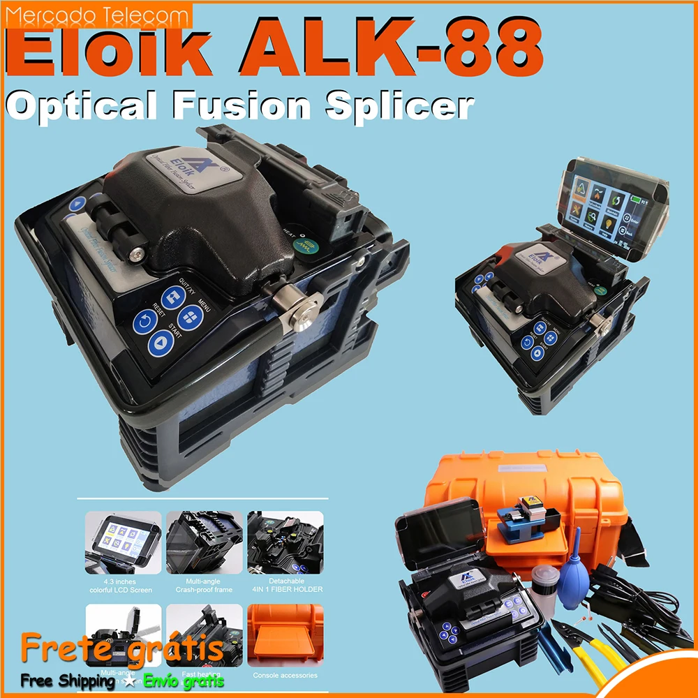 Eloik ALK-88 машина для сращивания оптического волокна оптический сварочный аппарат Fusionadora де Fibra французский/Португальский/Испанский/английский
Eloik ALK-88 машина для сращивания оптического волокна оптический сварочный аппарат Fusionadora де Fibra французский/Португальский/Испанский/английский
