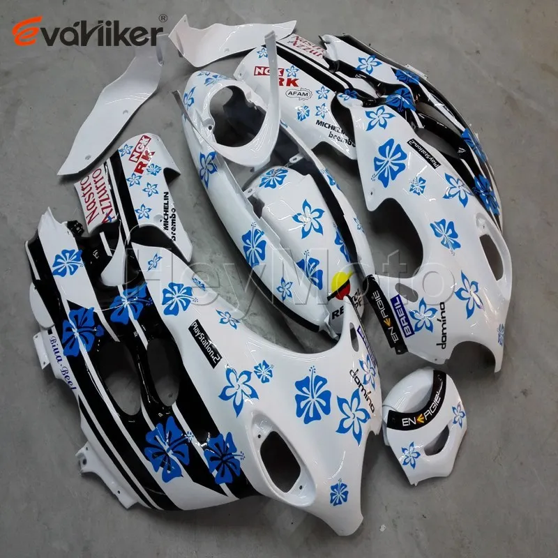 Панели для мотоциклов GSX600F 2003 2004 2005 2006 Katana синие белые ABS комплект обтекателей