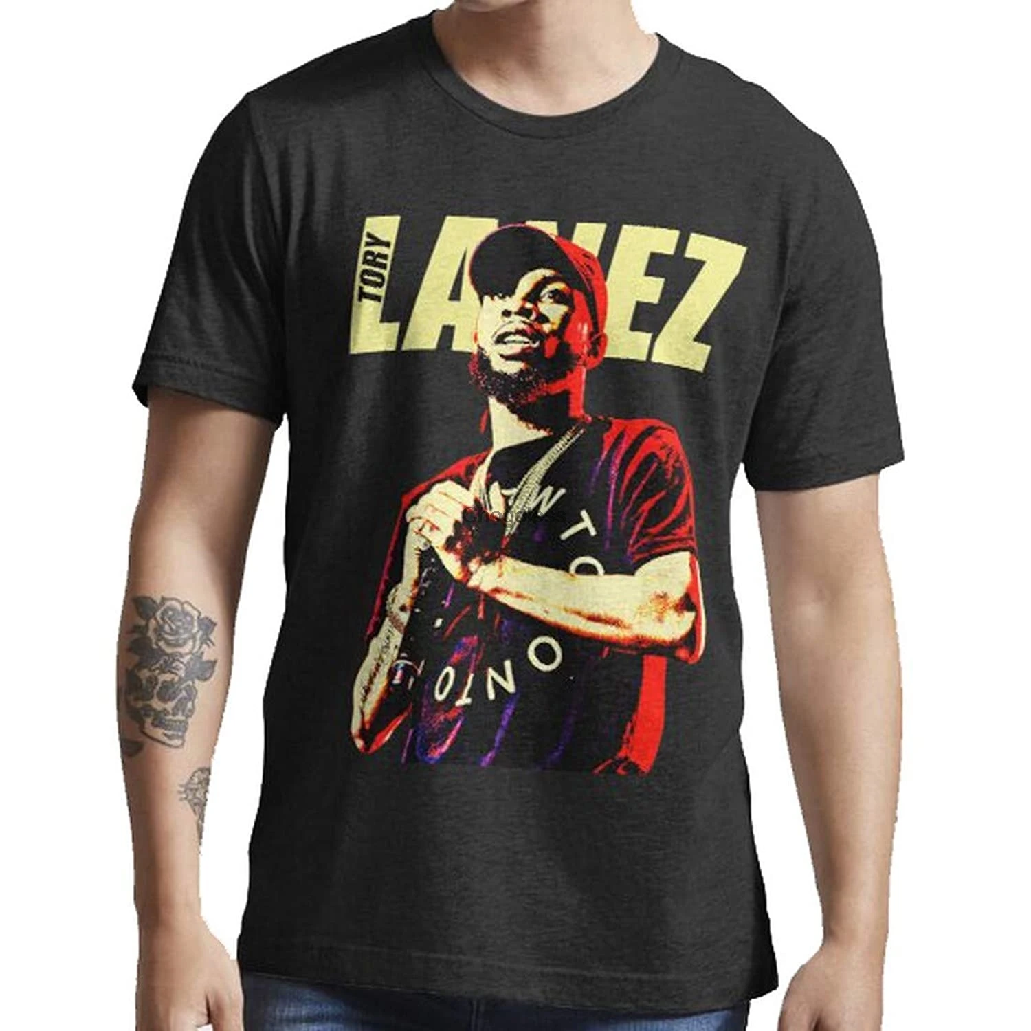 tory LANez Classic TShirt Women Men Unisex Shirt Short Sleeve Cotton TShirt Clothing Casual Gift for Women Men Black(1) 
tory LANez Classic TShirt Women Men Unisex Shirt Short Sleeve Cotton TShirt Clothing Casual Gift for Women Men Black(1)