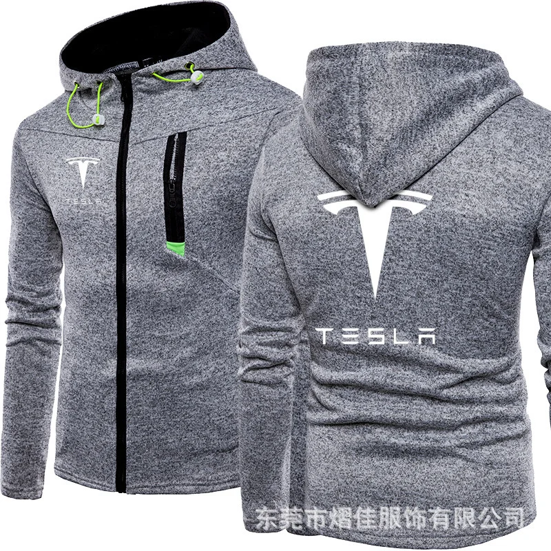 New Fashion TESLA Logo Sweatshirt Hoodies Men Spring Autumn Cotton Zipper Jacket HipHop Harajuku Male Clothing
New Fashion TESLA Logo Sweatshirt Hoodies Men Spring Autumn Cotton Zipper Jacket HipHop Harajuku Male Clothing