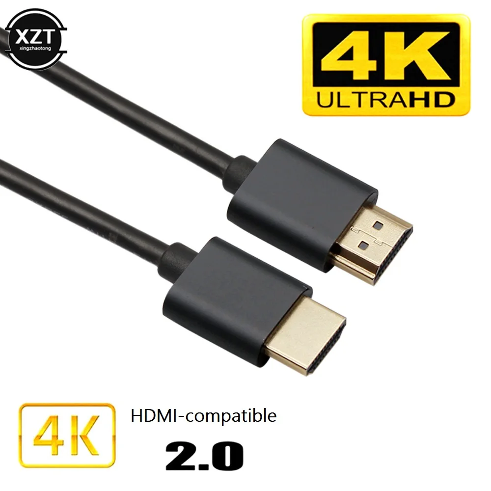HDMI-совместимый кабель 4K тонкий к 2 0 кабелю для HDMI-совместимого разветвителя PS4/PS3