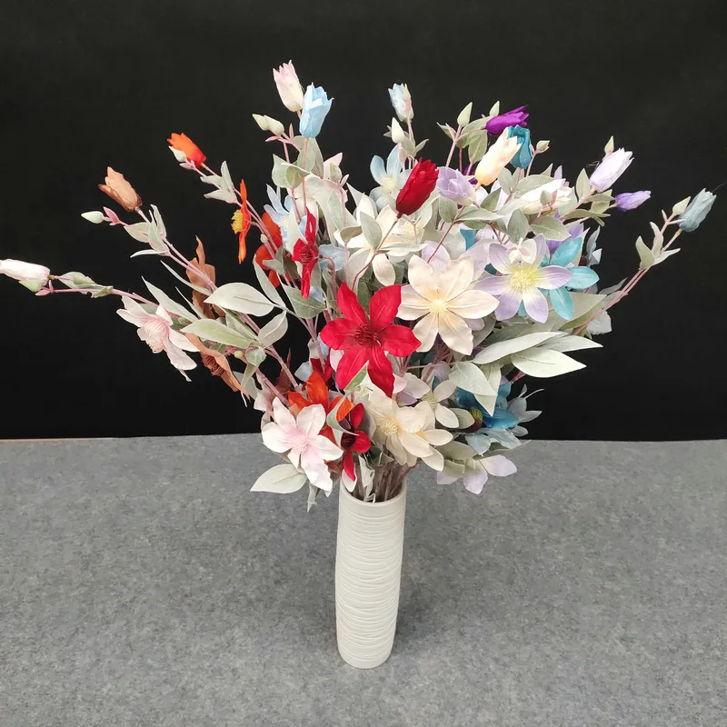 Clematis Flowers Artificial Silk Flower Branch Home Floral Arrangement Wedding Party Decoration Fake Flowers Plant
Clematis Flowers Artificial Silk Flower Branch Home Floral Arrangement Wedding Party Decoration Fake Flowers Plant