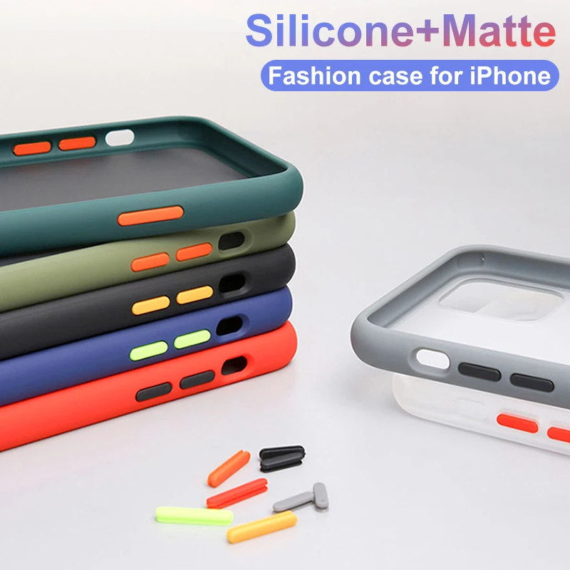 Shockproof Phone Case Back Cover For iPhone 12 11 Pro Max Translucent Soft Case For iPhone X XS Max XR 10 8 7 6S Plus SE 2020 Ca
Shockproof Phone Case Back Cover For iPhone 12 11 Pro Max Translucent Soft Case For iPhone X XS Max XR 10 8 7 6S Plus SE 2020 Ca