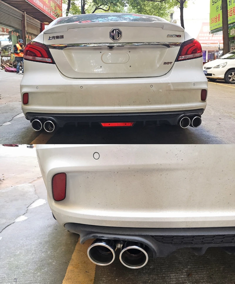 Dual Universal Car Exhaust Tip Tail pipe Throat Pipe Stainless Steel For Morris Garages MG6 2017 2018 Car Styling
Dual Universal Car Exhaust Tip Tail pipe Throat Pipe Stainless Steel For Morris Garages MG6 2017 2018 Car Styling
