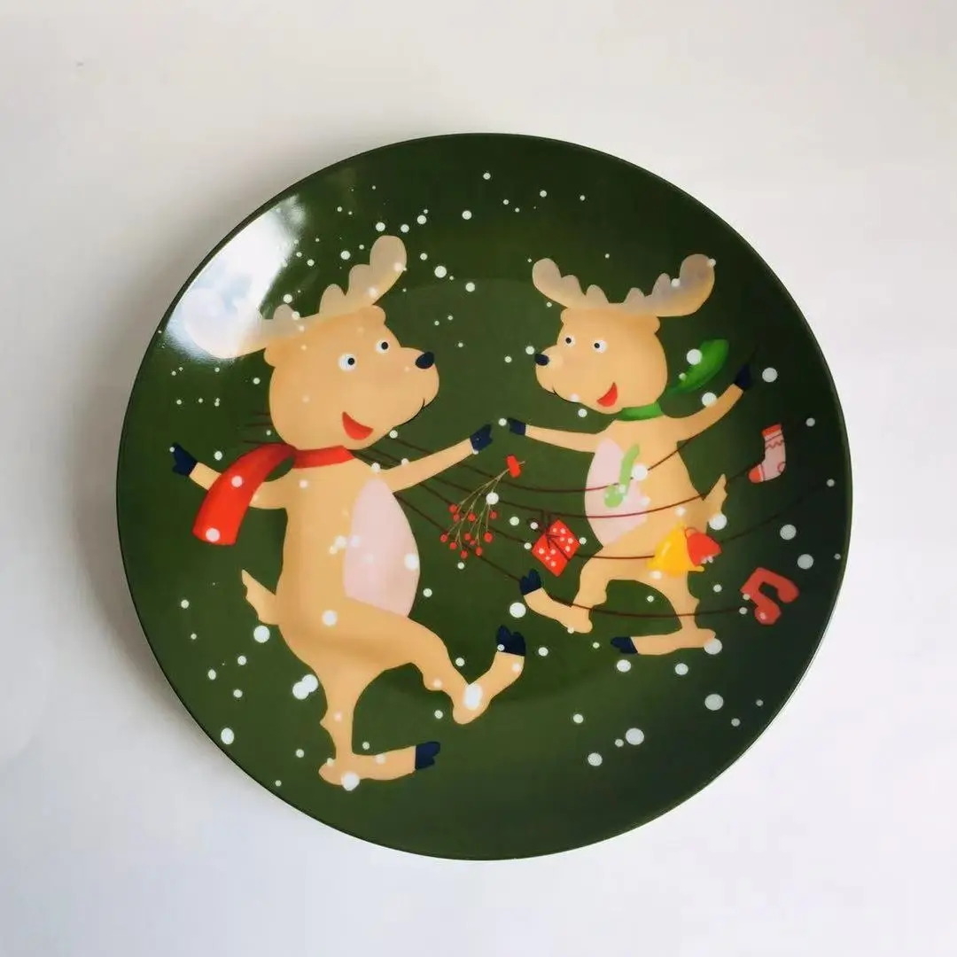 Christmas Elk Amazon Hot Sale Decorative Porcelain Plate Set Children Snack Pasta Home Tableware Set
Christmas Elk Amazon Hot Sale Decorative Porcelain Plate Set Children Snack Pasta Home Tableware Set