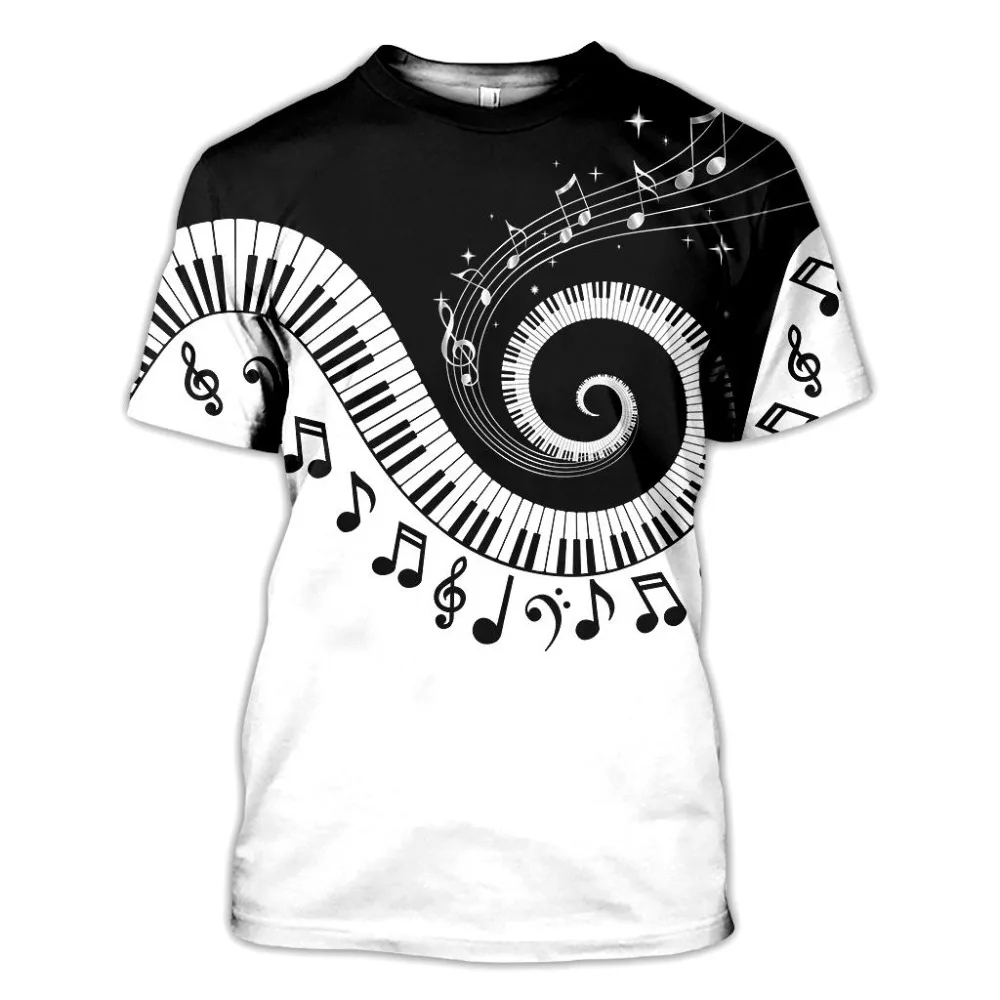 New 2021 Summer 3D Printing Music Piano Fashion Casual Men'S Street Style Round Neck Short Sleeve Top T-Shirt 90-6XL
New 2021 Summer 3D Printing Music Piano Fashion Casual Men'S Street Style Round Neck Short Sleeve Top T-Shirt 90-6XL