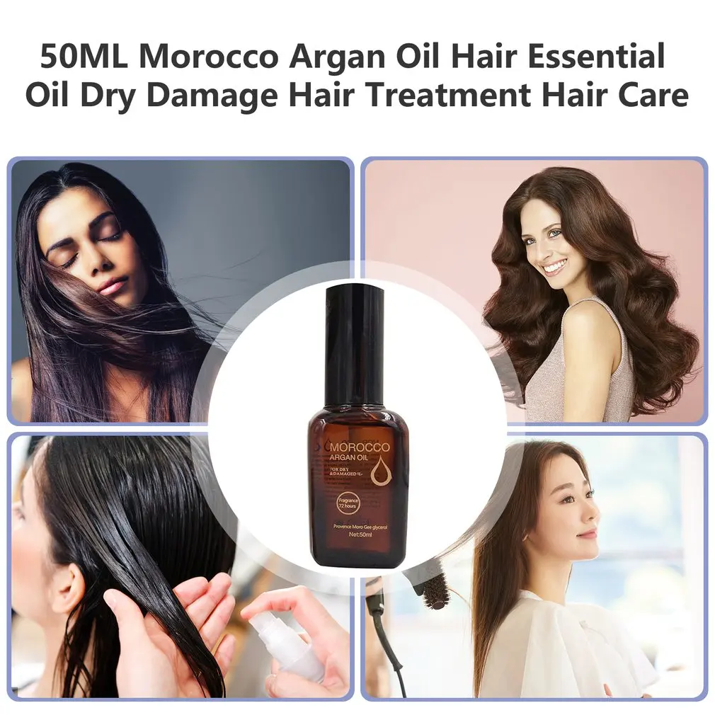 50ML Morocco Argan Oil Hair Essential Oil Nourish Scalp Repair Dry Damage Hair Treatment Hairdressing Hair Care 
50ML Morocco Argan Oil Hair Essential Oil Nourish Scalp Repair Dry Damage Hair Treatment Hairdressing Hair Care