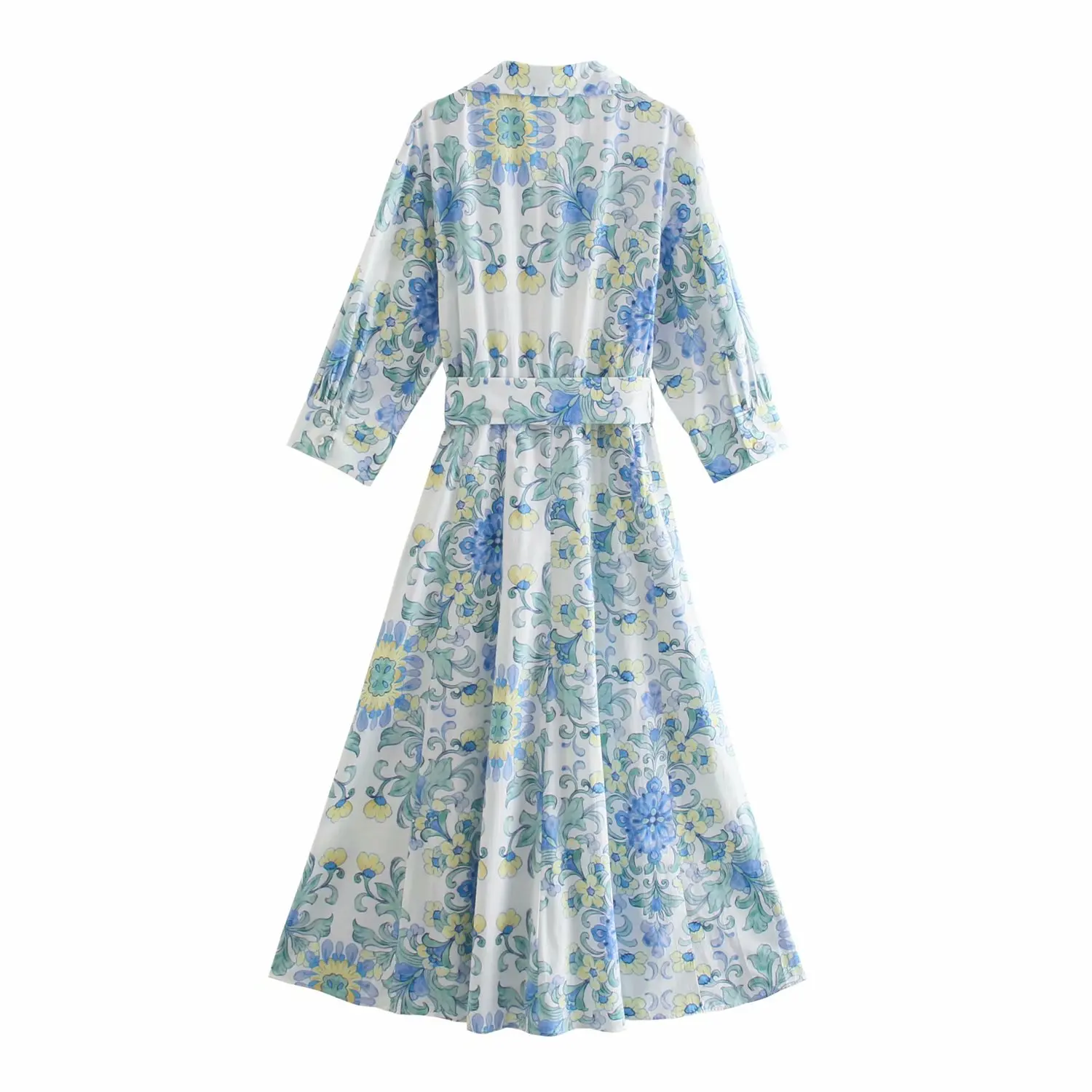 ZA 2021 Summer Women Long Dress With Belt Half Sleeve Print Party Vestidos OL Turn Down Collar Fashion Woman StreetWear
ZA 2021 Summer Women Long Dress With Belt Half Sleeve Print Party Vestidos OL Turn Down Collar Fashion Woman StreetWear