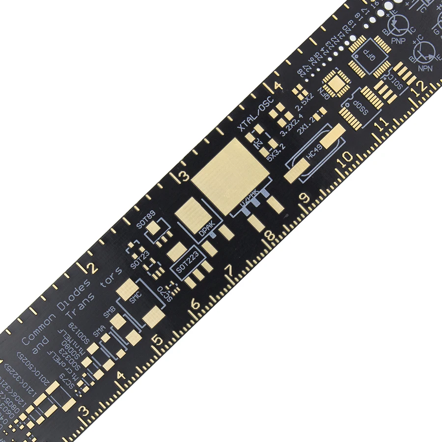 PCB Reference Ruler v2 - 6" Packaging Units for Electronic Engineers 15cm 1pcs | Integrated Circuits