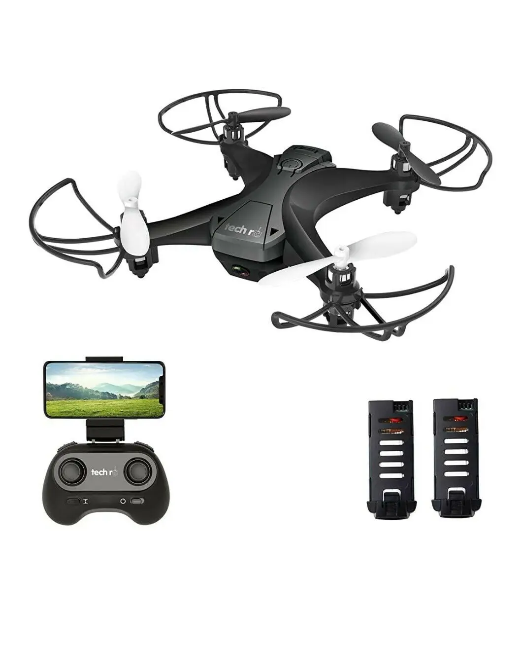 Мини-Дрон tech rc с HD-камерой, 2 перезаряжаемых аккумулятора и удержанием высоты...
Мини-Дрон tech rc с HD-камерой, 2 перезаряжаемых аккумулятора и удержанием высоты...