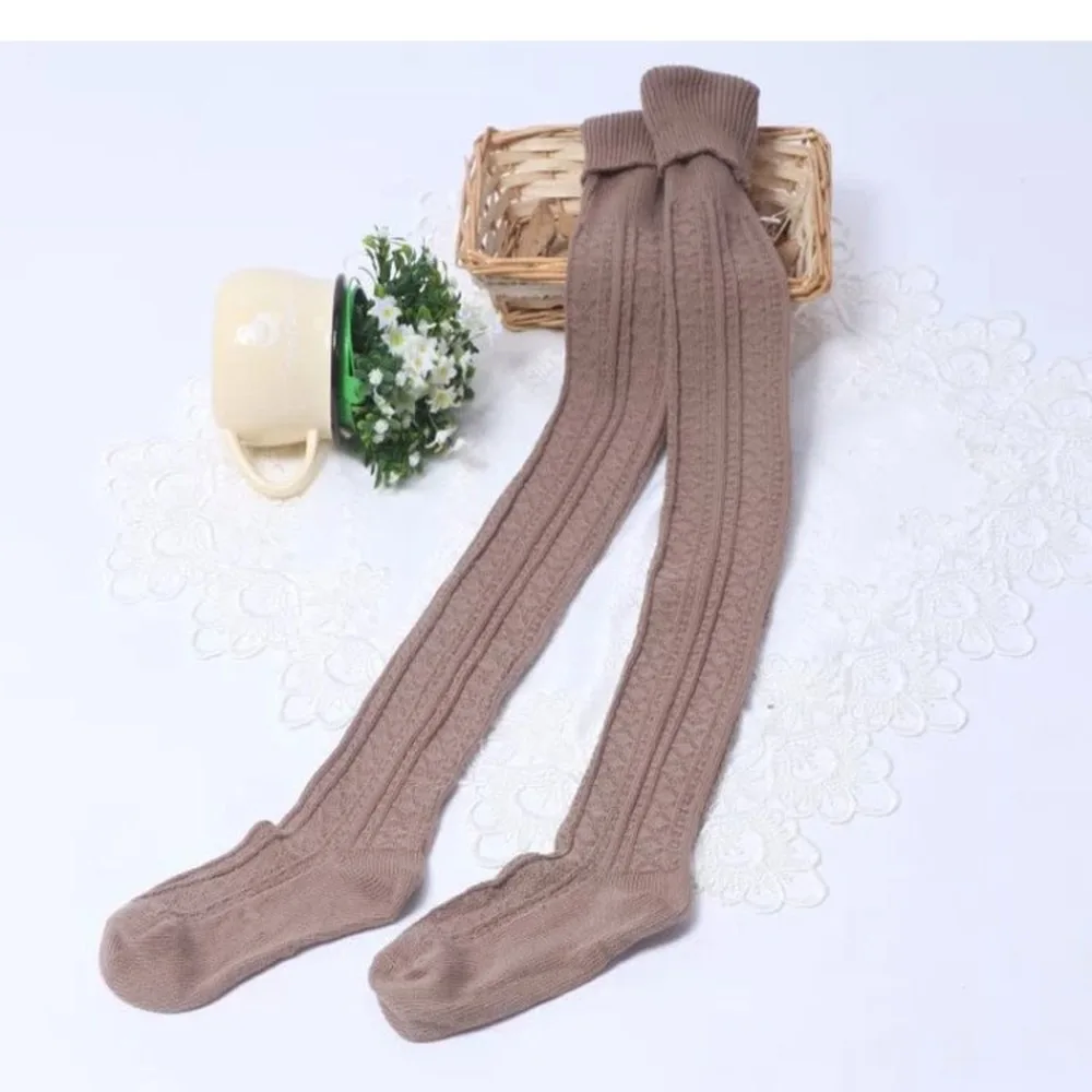 Women Cotton Over Knee Socks High Tube Thick Needle Twist Length Autumn Winter Jacquard Casual Solid Long Socks Lolita Kawaii
Women Cotton Over Knee Socks High Tube Thick Needle Twist Length Autumn Winter Jacquard Casual Solid Long Socks Lolita Kawaii
