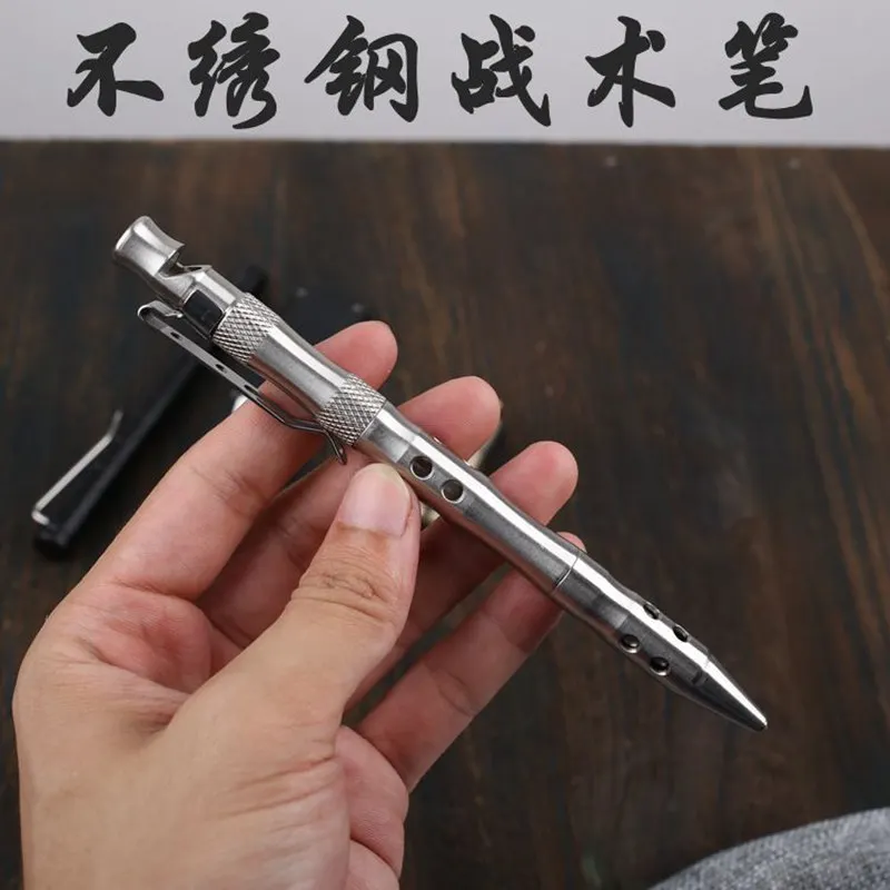 EDC Stainless Steel Pen Mechanical Outdoor Portable Multi-functional Tools Writing Pen
EDC Stainless Steel Pen Mechanical Outdoor Portable Multi-functional Tools Writing Pen