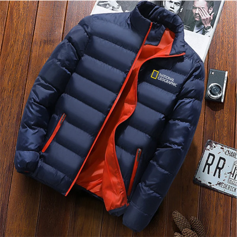 New National Geographic Magazine Harajuku Style Printed Peripheral Autumn and Winter Men's Zipper Down Jacket
New National Geographic Magazine Harajuku Style Printed Peripheral Autumn and Winter Men's Zipper Down Jacket