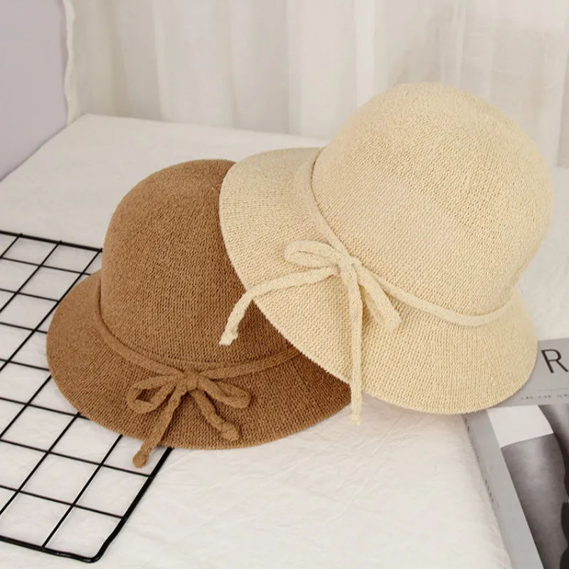 Summer Female Sunscreen Sun Cap Leisure Sunshade Fashion Breathable Straw Hat Women Pure Color Sun Protection Bowknot Hats
Summer Female Sunscreen Sun Cap Leisure Sunshade Fashion Breathable Straw Hat Women Pure Color Sun Protection Bowknot Hats