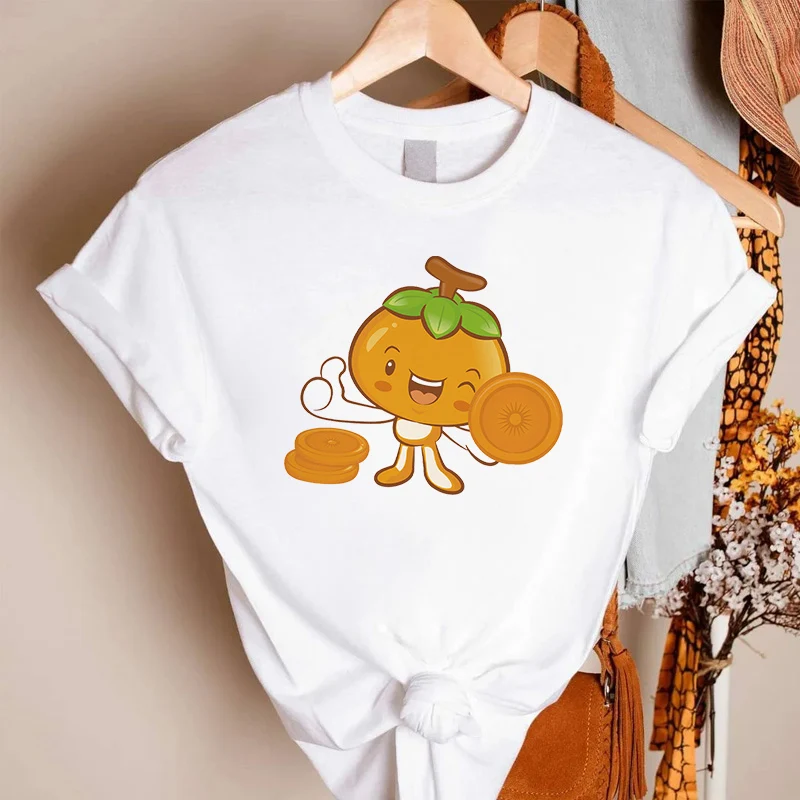 Lovely Orange Cartoon Print Loose Short Sleeve Tshirt T-shirt Harajuku T-shirts New Tshirt Simple Summer White Loose T Shirt 
Lovely Orange Cartoon Print Loose Short Sleeve Tshirt T-shirt Harajuku T-shirts New Tshirt Simple Summer White Loose T Shirt