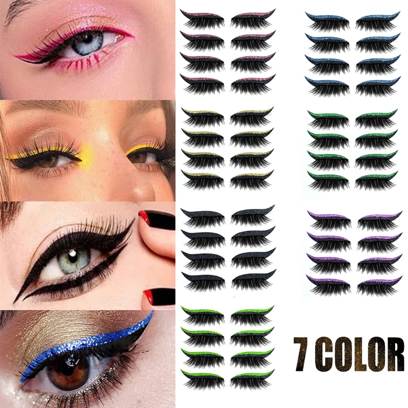 4pair Color Reusable Eyeliner Stickers Eyelid Tape Invisible Self-adhesive Eye Line Strip Sticker Eye Makeup Tools Party Cosplay
4pair Color Reusable Eyeliner Stickers Eyelid Tape Invisible Self-adhesive Eye Line Strip Sticker Eye Makeup Tools Party Cosplay