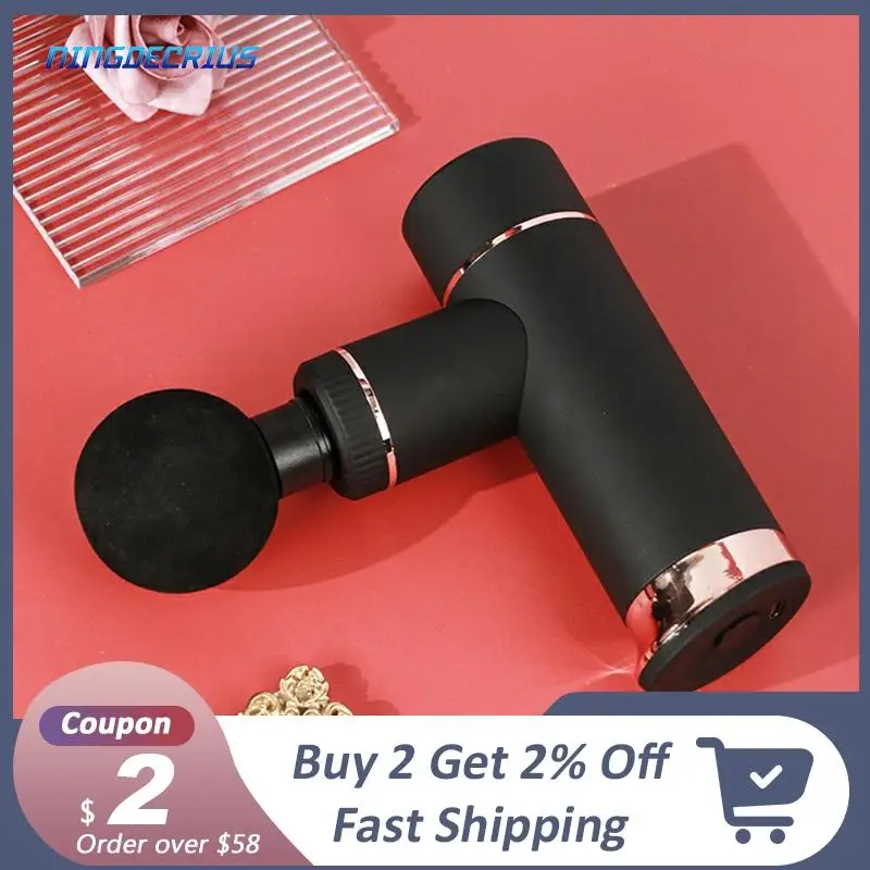 Mini Muscle Massage Gun Single Key Control 4 Levels Of Strength Vibration Deep Muscles Neck And Leg Relaxation Exercise Slimming
Mini Muscle Massage Gun Single Key Control 4 Levels Of Strength Vibration Deep Muscles Neck And Leg Relaxation Exercise Slimming