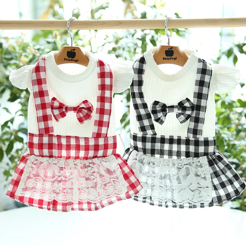 Lace Grid Love Maid Skirt Dog Dress Pet Products Summer Cotton Clothing For Dogs Cats Rabbit Chihuahua Teddy Dog Clothes
Lace Grid Love Maid Skirt Dog Dress Pet Products Summer Cotton Clothing For Dogs Cats Rabbit Chihuahua Teddy Dog Clothes