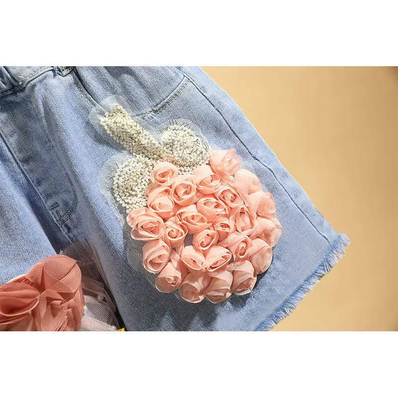 Girls' Denim Shorts 2021 Summer New Korean Style Swan Western Style Girl Small Medium Large Children Outerwear Pants Fashion 
Girls' Denim Shorts 2021 Summer New Korean Style Swan Western Style Girl Small Medium Large Children Outerwear Pants Fashion