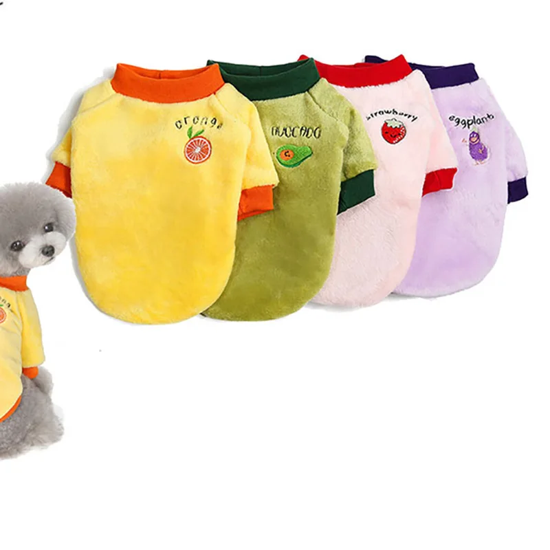 Autumn And Winter Fashion Beautiful Fruit Pattern Pet Dog Cat Favorite Clothing Holiday Christmas New Year
Autumn And Winter Fashion Beautiful Fruit Pattern Pet Dog Cat Favorite Clothing Holiday Christmas New Year