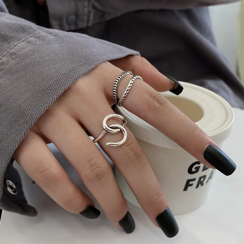 925 Silver Ring For Women Cool Ring Light Luxury High Sense Minority Design Exquisite Jewelry Japanese And Korean 2021 New
925 Silver Ring For Women Cool Ring Light Luxury High Sense Minority Design Exquisite Jewelry Japanese And Korean 2021 New