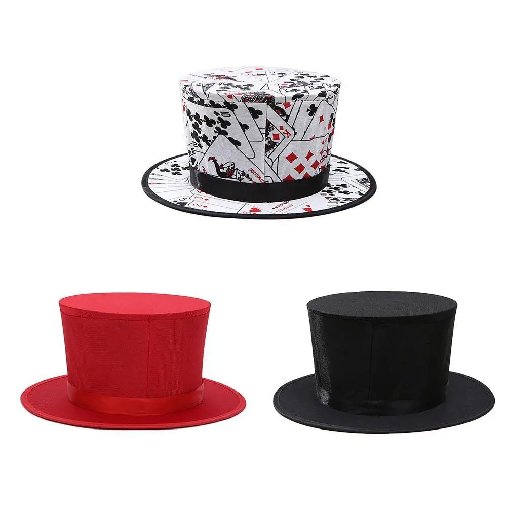 Folding Top Hat Spring Tricks Red Black Close-up For Kids Card Appearing Pattern Vanishing Hat Display Pl L8K9
Folding Top Hat Spring Tricks Red Black Close-up For Kids Card Appearing Pattern Vanishing Hat Display Pl L8K9