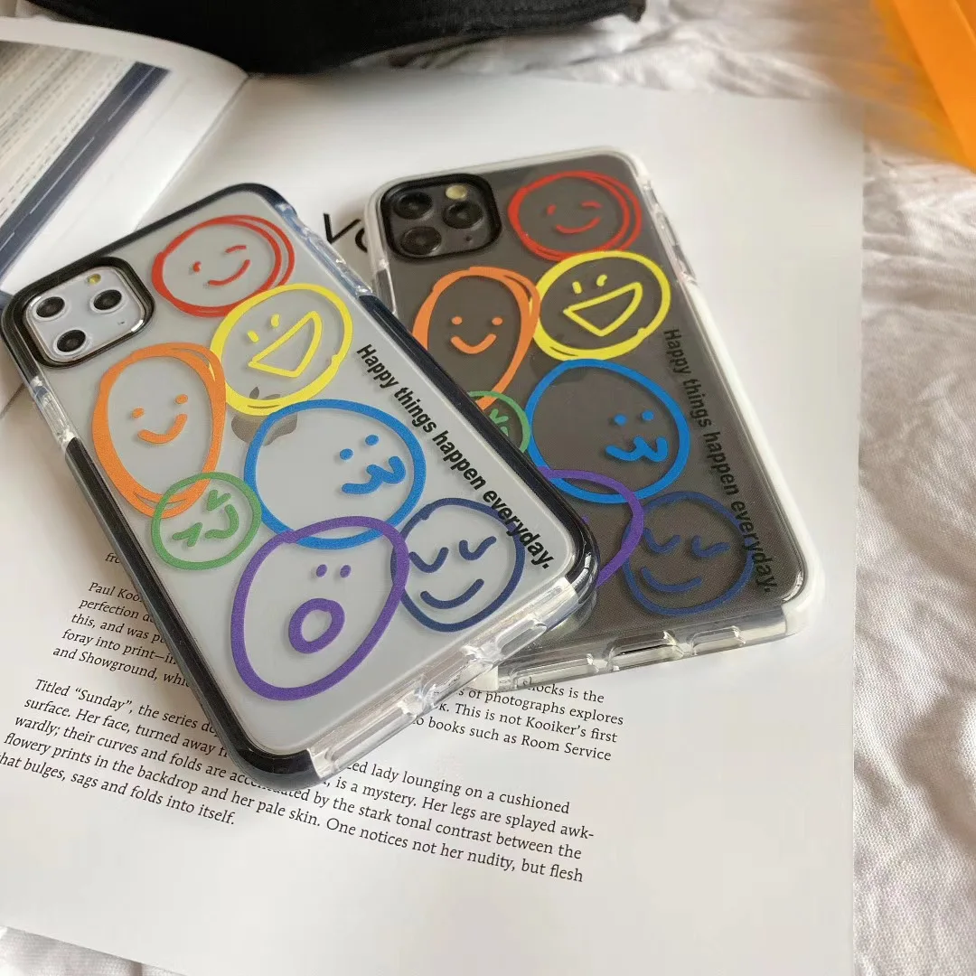 INS Korea cute funny candy color smiley party phone case for iPhone 11 pro MAX Xs MAX Xr X 7 8 plus soft TPU back cover 
INS Korea cute funny candy color smiley party phone case for iPhone 11 pro MAX Xs MAX Xr X 7 8 plus soft TPU back cover