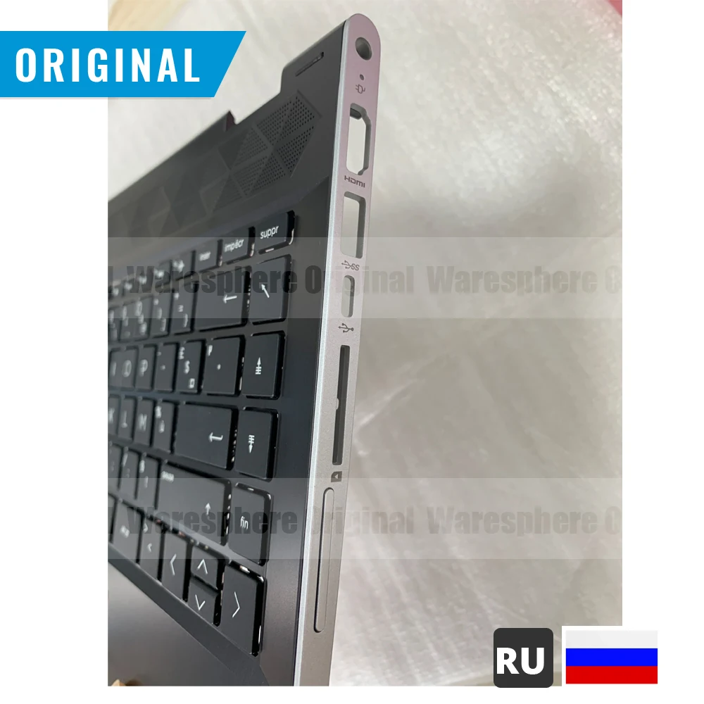 New Original Upper Case for HP 14-CD Palmrest Top Cover With Non-Backlit Keyboard Black RU Layout Silver Side
New Original Upper Case for HP 14-CD Palmrest Top Cover With Non-Backlit Keyboard Black RU Layout Silver Side