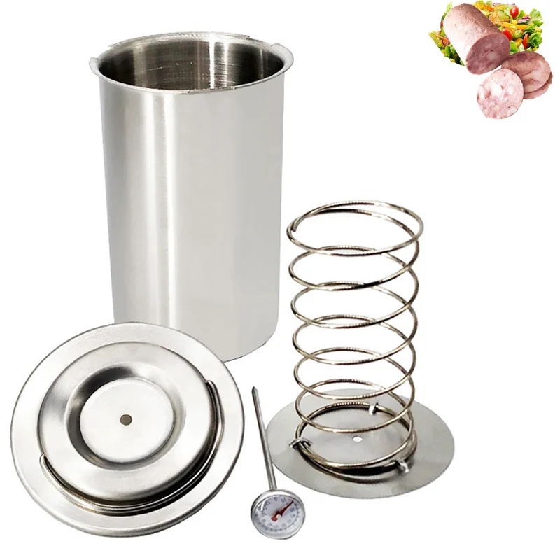 304 Stainless Steel Ham Press Maker Machine Hamburger Making For Meat Poultry Cooked Tools With 100 Pcs Patty Papers Thermometer
304 Stainless Steel Ham Press Maker Machine Hamburger Making For Meat Poultry Cooked Tools With 100 Pcs Patty Papers Thermometer