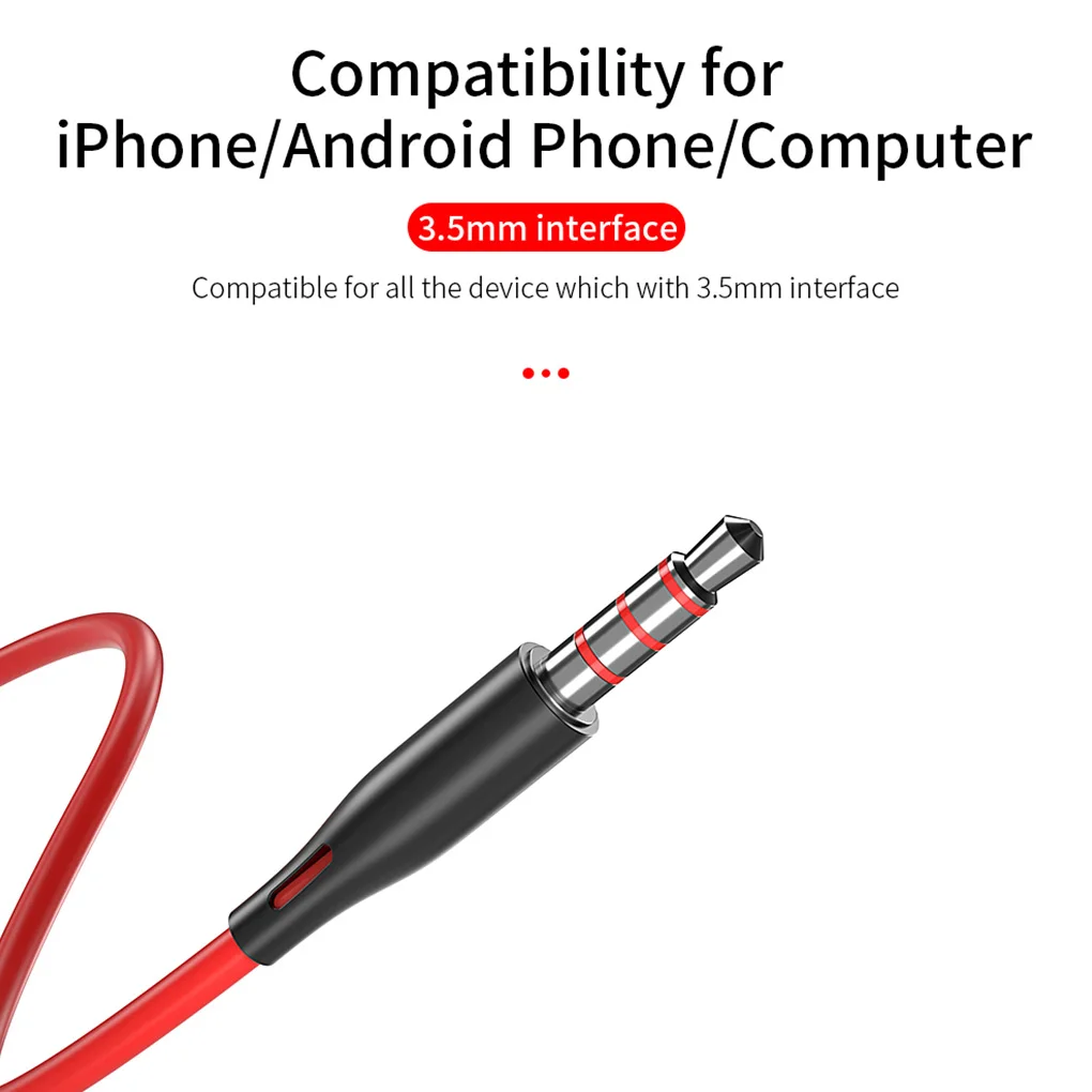 Essager Wire Earphone 3.5mm Interface Computer Phone Line Control In-ear Type Headphone Headset
Essager Wire Earphone 3.5mm Interface Computer Phone Line Control In-ear Type Headphone Headset