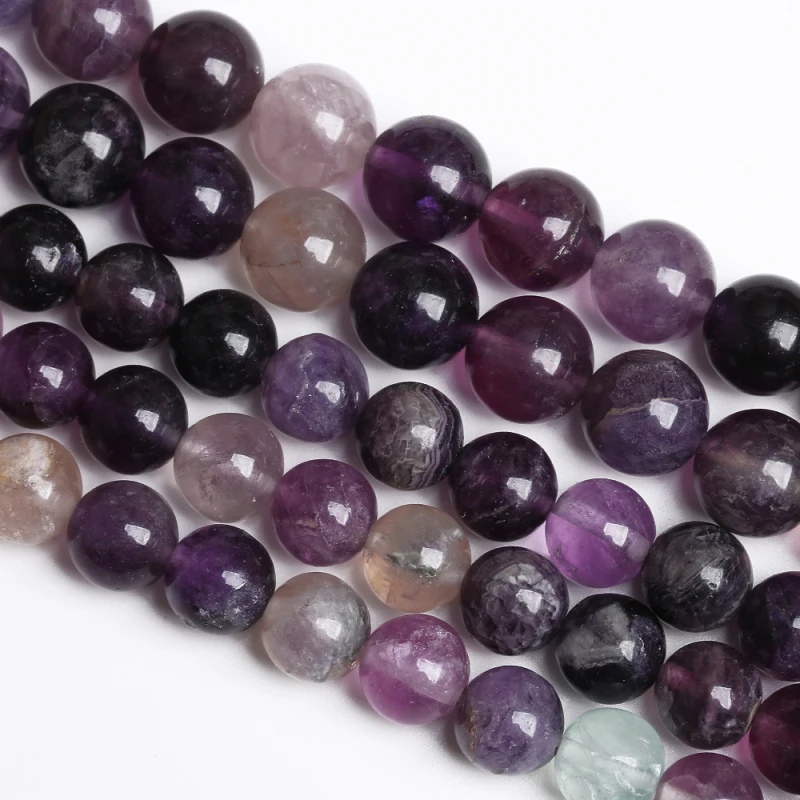 Natural Purple Fluorite Quartz Beads Colorful Crystal Round Loose Spacer Beads For Jewelry Making DIY Bracelet 4 6 8 10 12mm 15"
Natural Purple Fluorite Quartz Beads Colorful Crystal Round Loose Spacer Beads For Jewelry Making DIY Bracelet 4 6 8 10 12mm 15"
