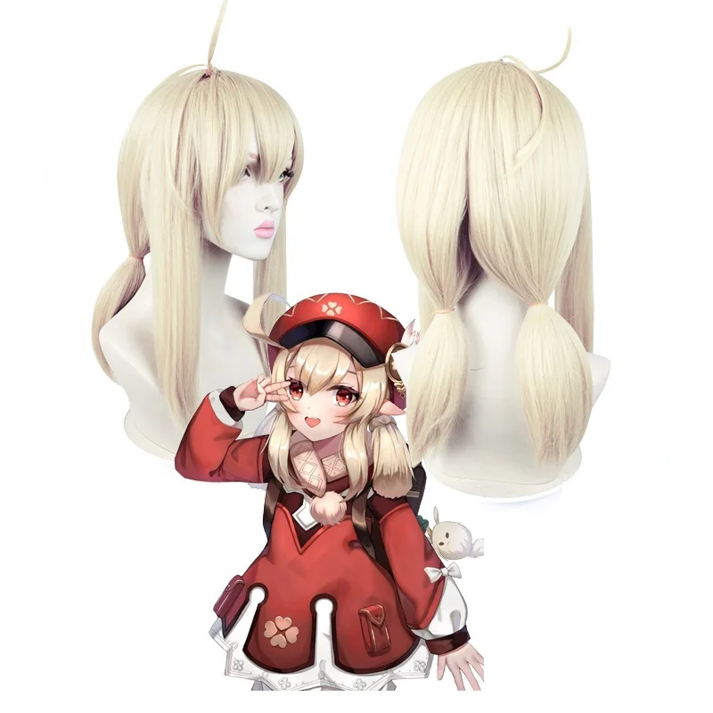 Game Genshin Impact Klee Ponytails Wig Cosplay Costume Heat Resistant Synthetic Hair Women Party Role Play Wigs
Game Genshin Impact Klee Ponytails Wig Cosplay Costume Heat Resistant Synthetic Hair Women Party Role Play Wigs