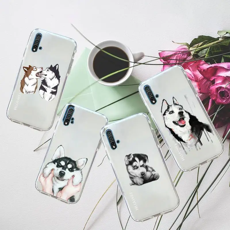 Husky Wolf dog cute Phone Case Transparent for Huawei honor P mate Y 20 30 40 10 8 5 6 7 9 i x c pro lite prime smart
Husky Wolf dog cute Phone Case Transparent for Huawei honor P mate Y 20 30 40 10 8 5 6 7 9 i x c pro lite prime smart