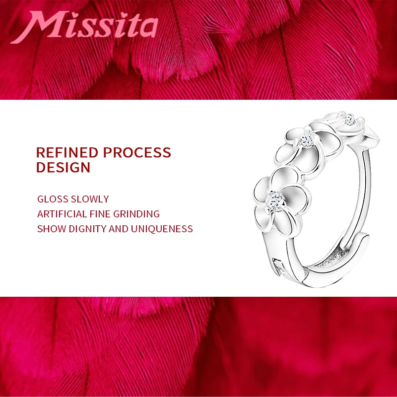 MISSITA New Fashion Daisy Flower Earrings For Women Silver Color Fashion Jewelry Girlfriend Party Gift Hot Sale
MISSITA New Fashion Daisy Flower Earrings For Women Silver Color Fashion Jewelry Girlfriend Party Gift Hot Sale