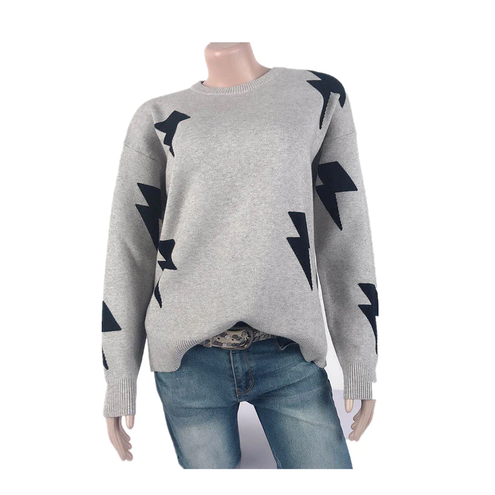 Autumn and Winter Pop Women's Long Sleeve Off Shoulder Knitted Pullover Fashion Printed Warm Knitted Sweater Suede Sweater
Autumn and Winter Pop Women's Long Sleeve Off Shoulder Knitted Pullover Fashion Printed Warm Knitted Sweater Suede Sweater