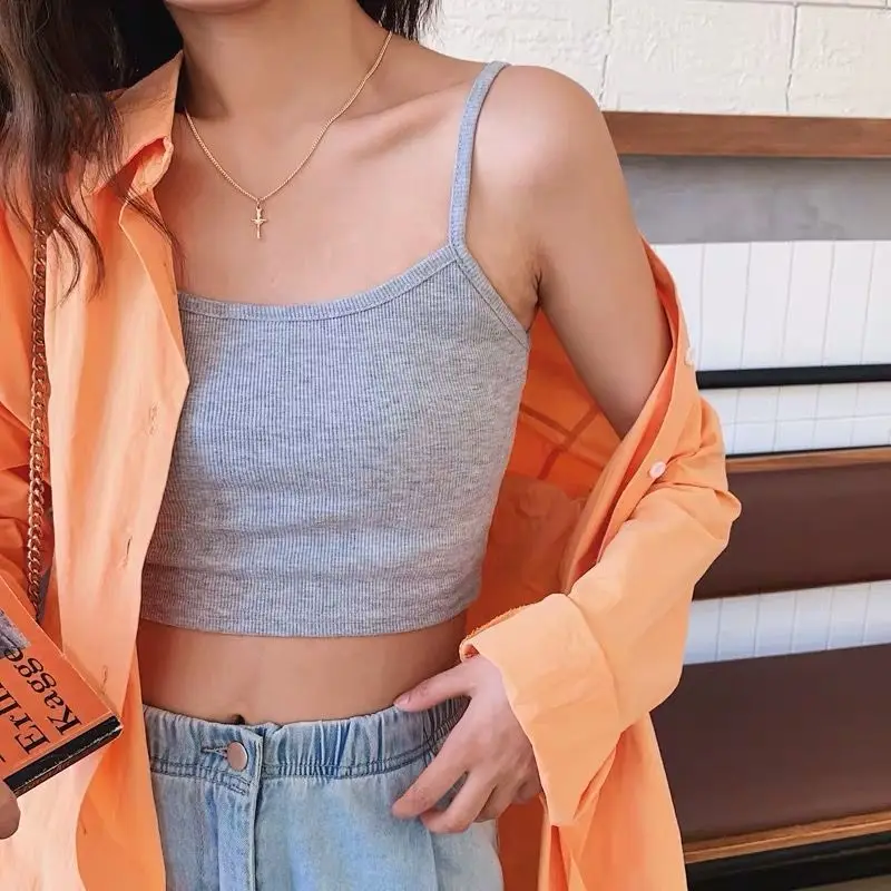 New Fashion Women Sexy Solid Summer Camis Crop Top Female Casual Tank Tops Vest Sleeveless Cool Streetwear Club High Street
New Fashion Women Sexy Solid Summer Camis Crop Top Female Casual Tank Tops Vest Sleeveless Cool Streetwear Club High Street